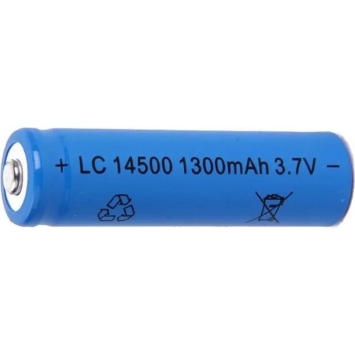 Watton 14500 3.7V 1300MAH Aa Şarj Edilebilir Pil (El Feneri Pili) Tekli