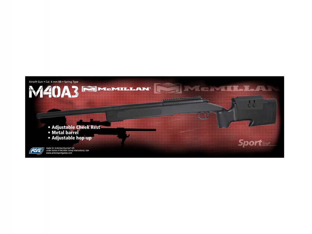 Mc Milan M40 A3 Airsoft Yaylı Sniper Tüfek 18556