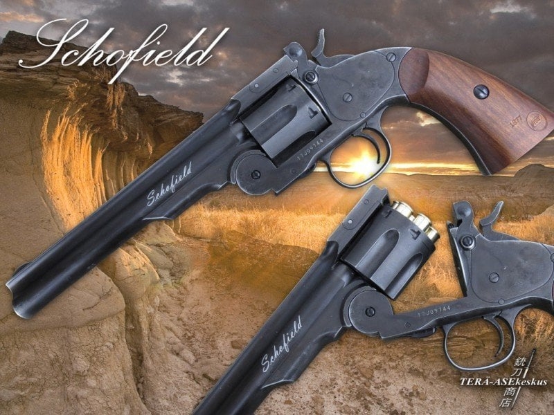ASG SCHOFIELD Agıng/Eskitme Ağaç Kabzeli Havalı Tabanca 