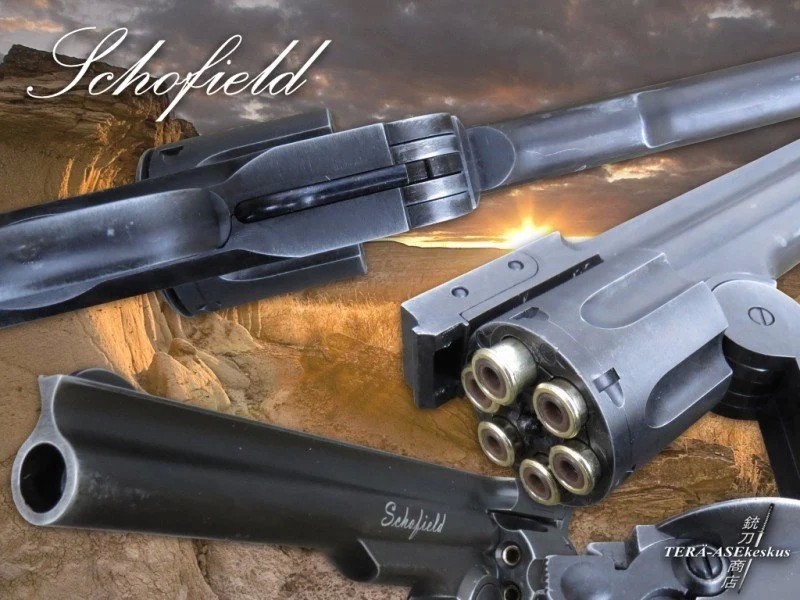 ASG SCHOFIELD Agıng/Eskitme Ağaç Kabzeli Havalı Tabanca 