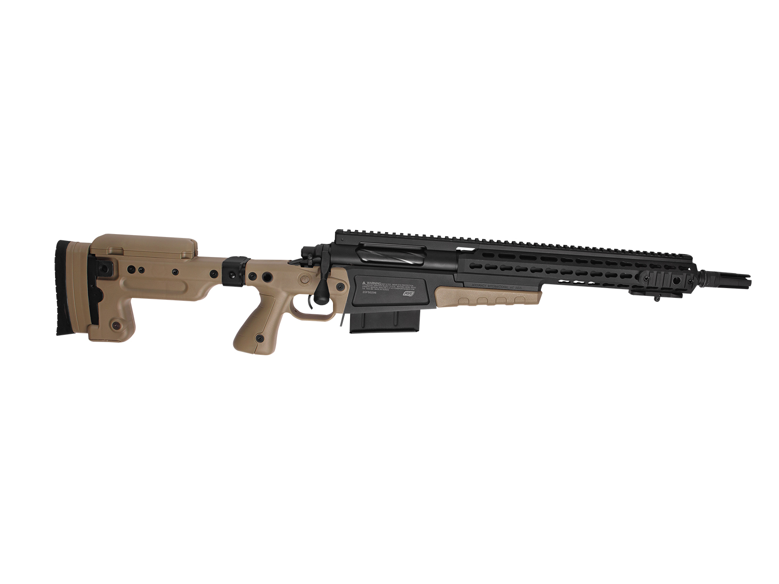 AI MK13 Kompakt Keskin Nişancı Siyah Tan Rengi Airsoft Tüfeği