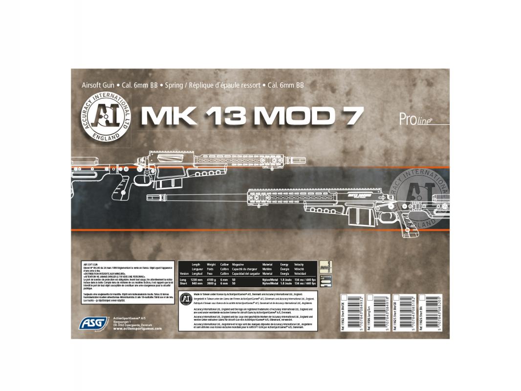 AI MK13 Kompakt Keskin Nişancı Siyah Tan Rengi Airsoft Tüfeği