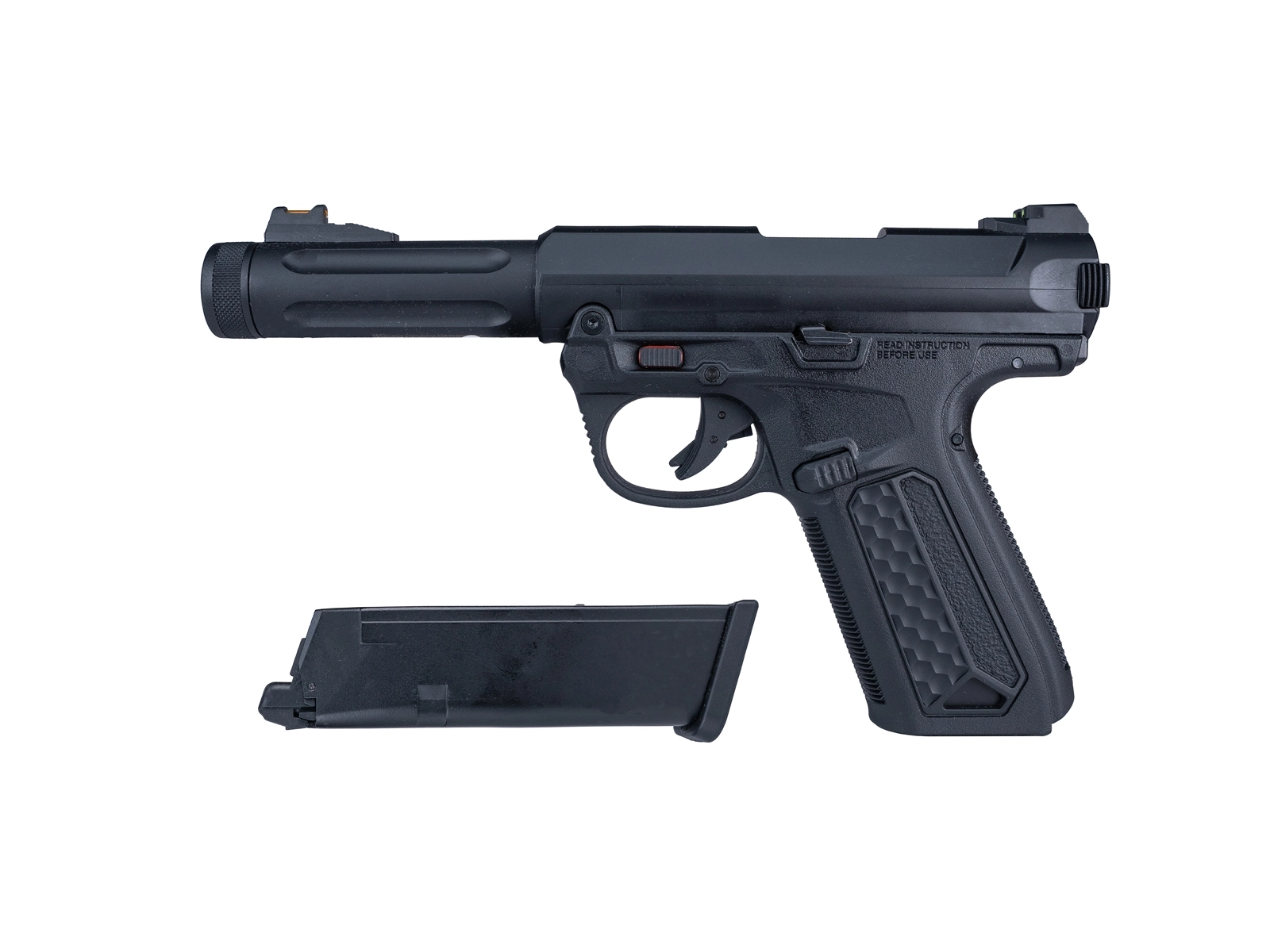 Action Army AAP-01, gaz,Siyah Airsoft Tabanca