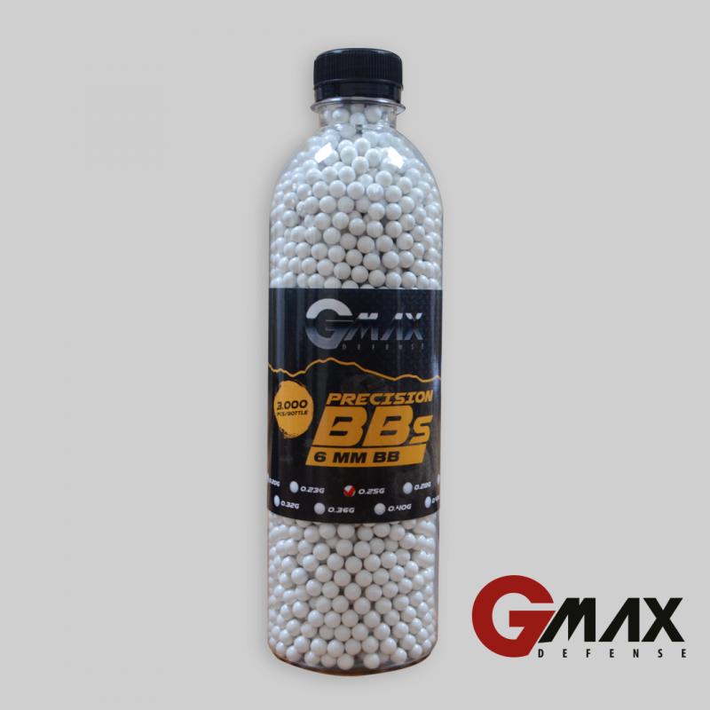 GMAX%200.25%20GR%20BB%206mm%203000%20lik%20Airsoft%20BB