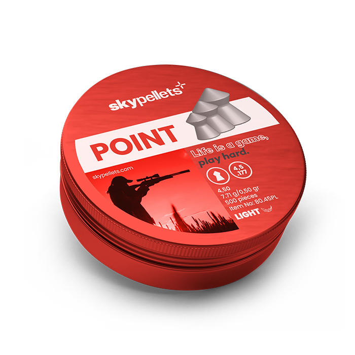 SKYPELLETS Point Light 4,5mm 7,71 Gr H.  Saçma 500