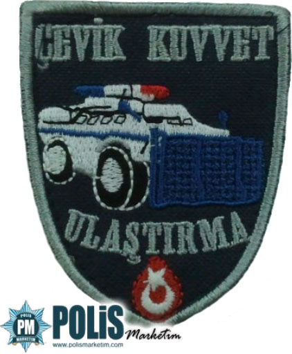 Çevik Kuvvet Ulaştırma Kol Arması (cırtlı)