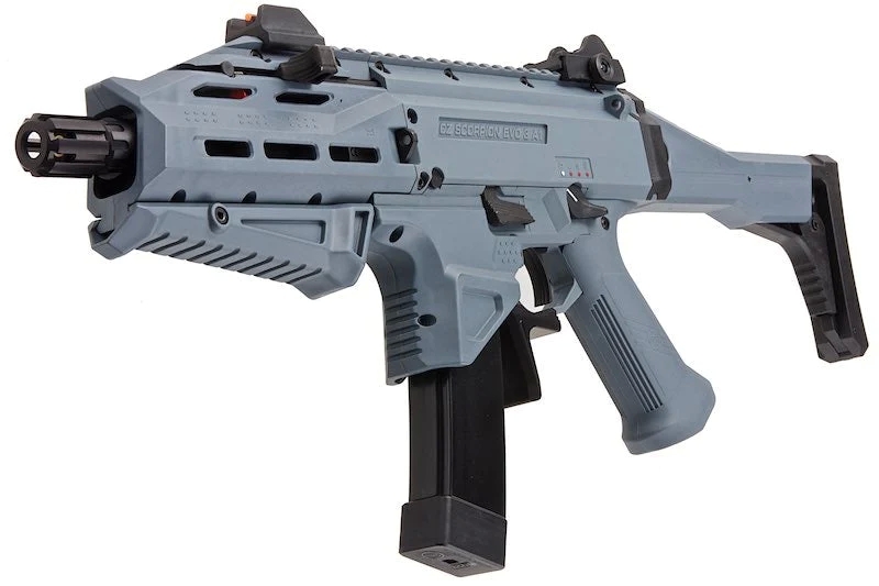 ASG CZ Scorpion EVO 3 ATEK, AEG, Battleship Grey - Çift Renk