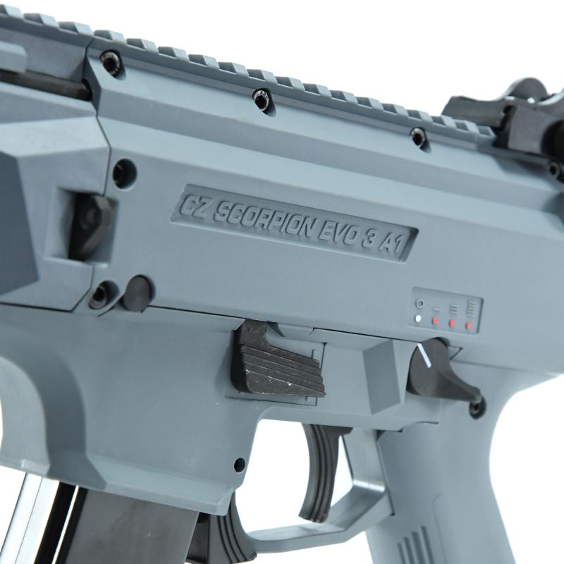 ASG CZ Scorpion EVO 3 ATEK, AEG, Battleship Grey - Çift Renk