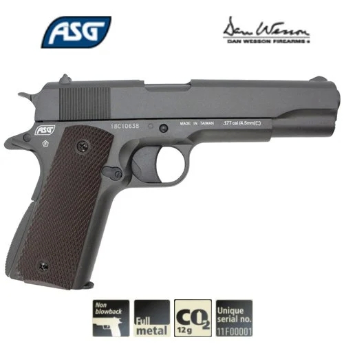 ASG Dan Wesson VALOR 1911 4.5mm Full Metal Havalı Tabanca