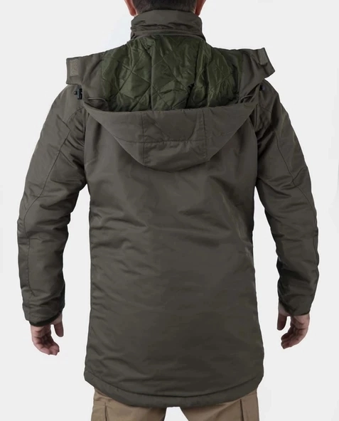 VAV WEAR Su Geçirmez Parka Mont Haki