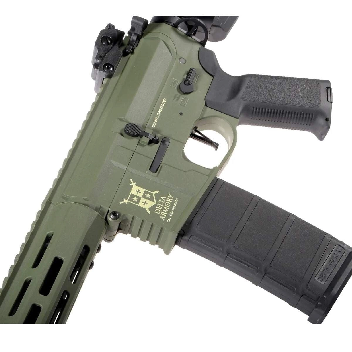 Delta Armory M4 AR15 M-LOK 10’’ SilentOps Charlie Haki Airsoft Tüfek