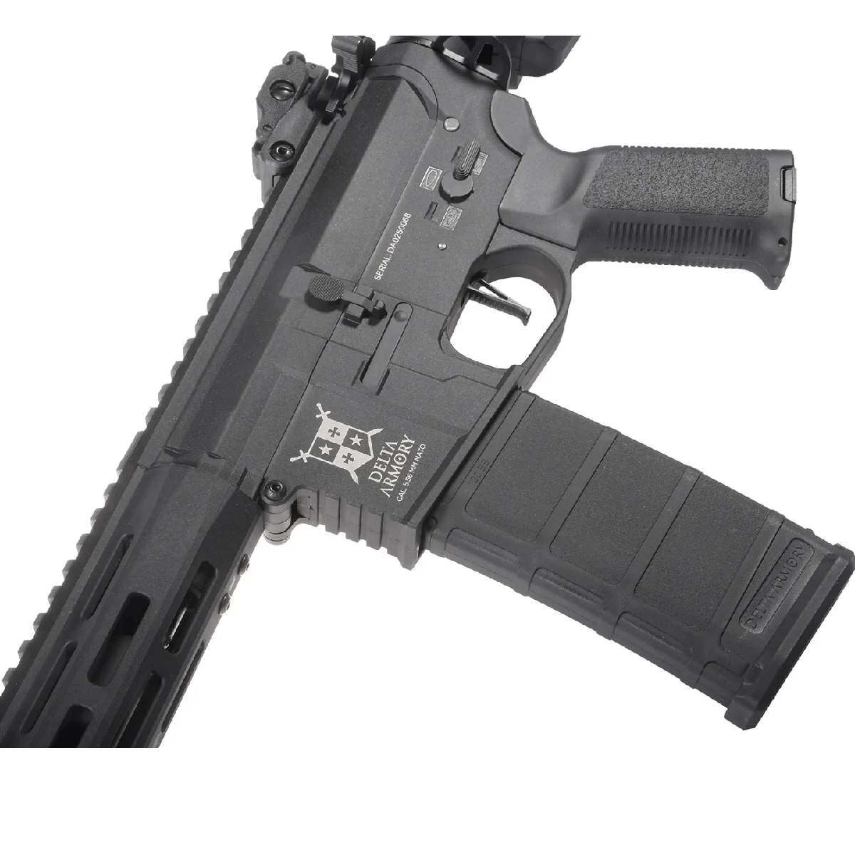Delta Armory M4 AR15 M-LOK 8’’ Charlie Siyah Airsoft Tüfek
