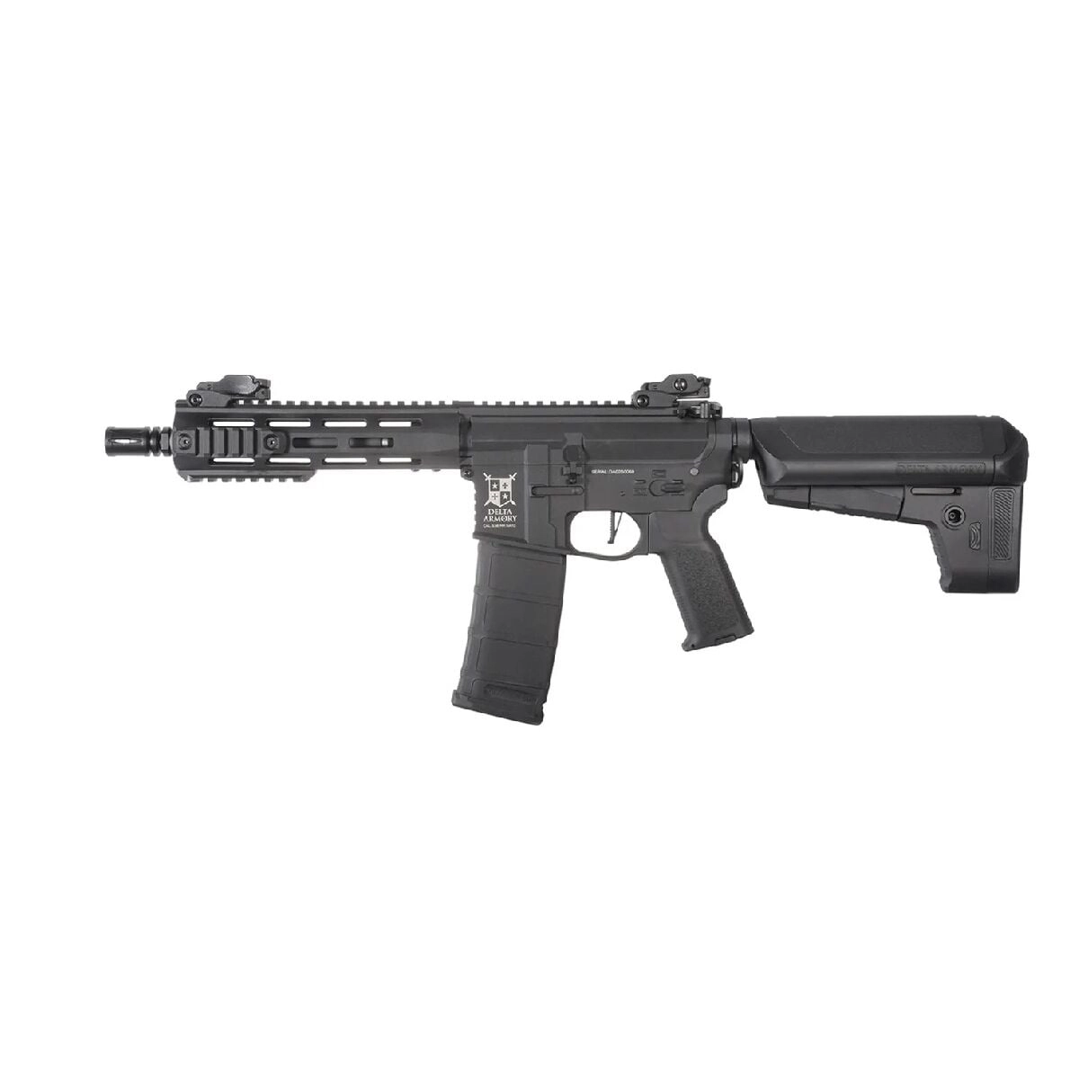 Delta Armory M4 AR15 M-LOK 8’’ Charlie Siyah Airsoft Tüfek