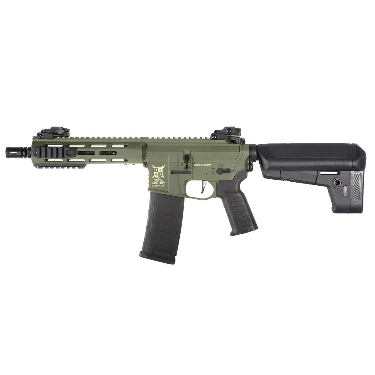 Delta Armory M4 AR15 M-LOK 8’’ Charlie Haki Airsoft Tüfek