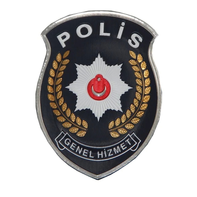  Polis Genel Hizmet Arması Egm - 3D Kabartmalı