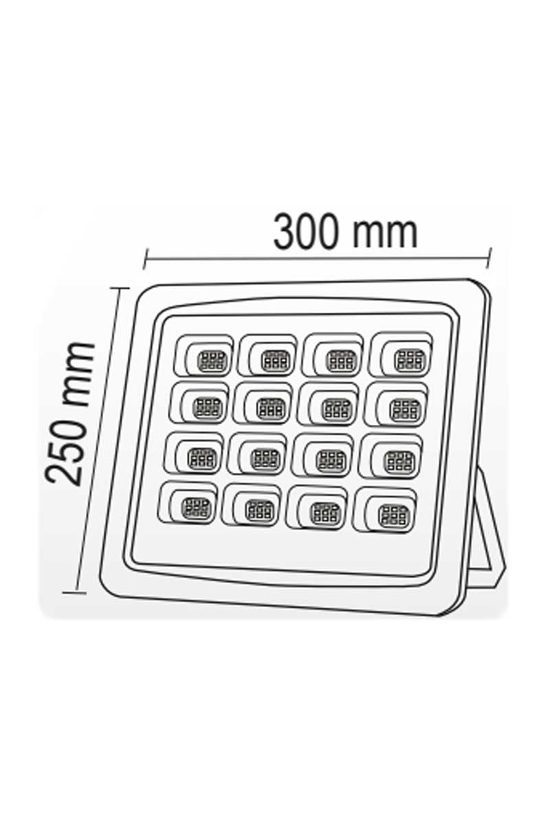 Forlife FL-3143 160W 6500K Beyaz Solar Projektör