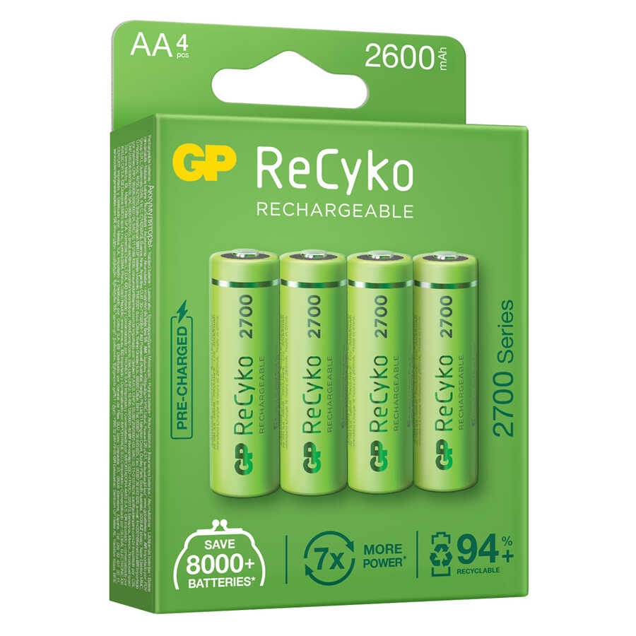 GP%20Batteries%20ReCyko%202700%20AA%20Kalem%20Ni-MH%20Şarjlı%20Pil,%201.2%20Volt,%204’lü%20Kart