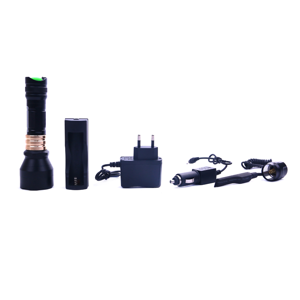 Orjinal 600 Lümen Özel Şarjlı Tüfek Avcı Feneri Watton Wt-016