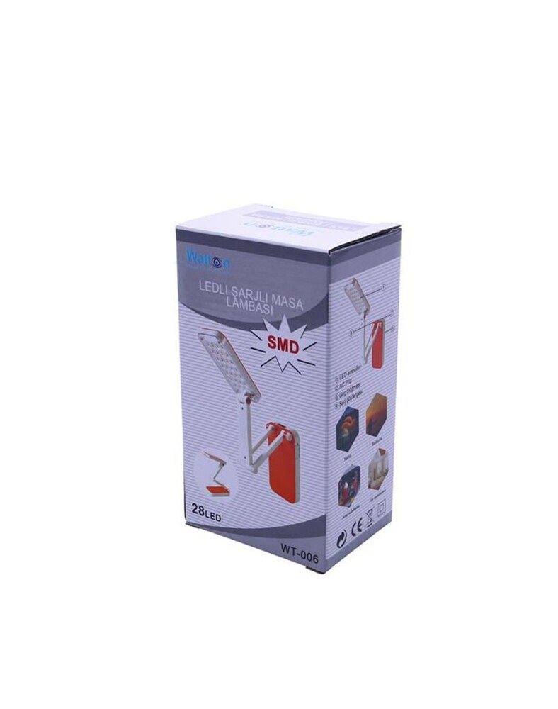 ŞARJ EDİLEBİLİR MASA LAMBASI 28 LEDLİ WATTON WT-006