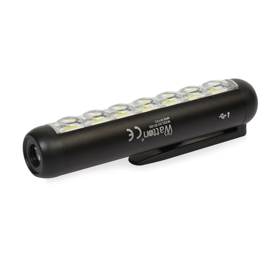 TYPE-C GİRİŞLİ MIKNATISLI ŞARJLI CEP FENERİ WATTON WT-333
