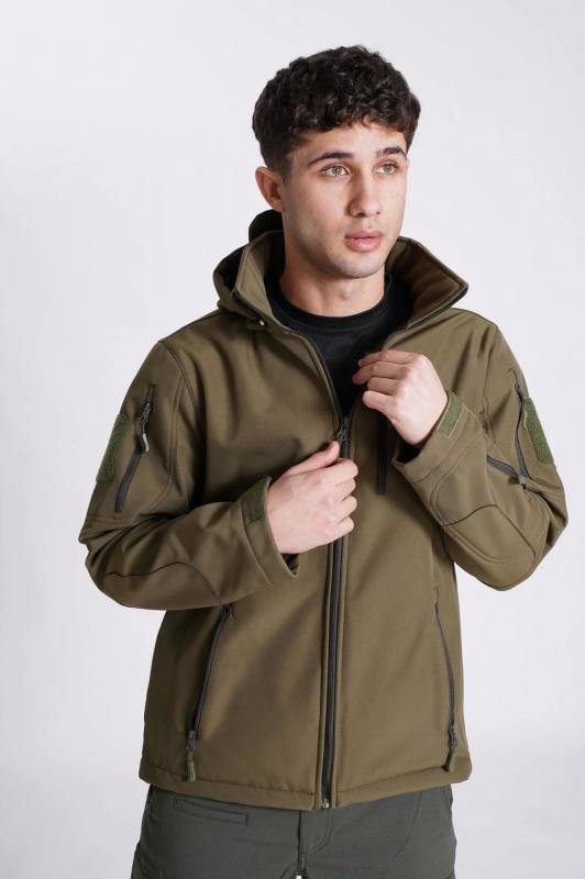 Softshell Yağmur Geçirmez Mont Haki