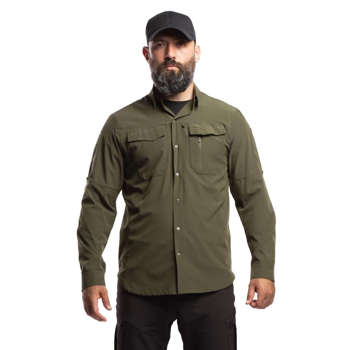 HoverGym Flexible Hafif Taktik Gömlek – Haki