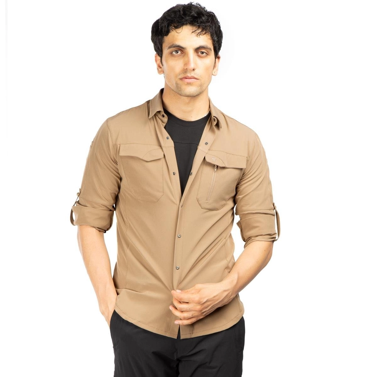 HoverGym Flexible Hafif Taktik Gömlek – Çöl Rengi