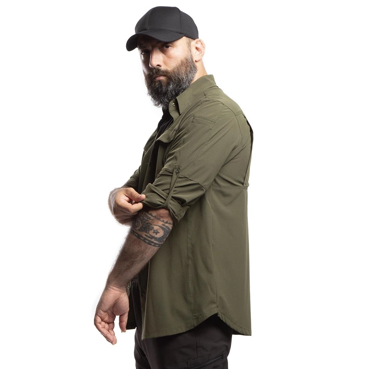 HoverGym Flexible Hafif Taktik Gömlek – Haki