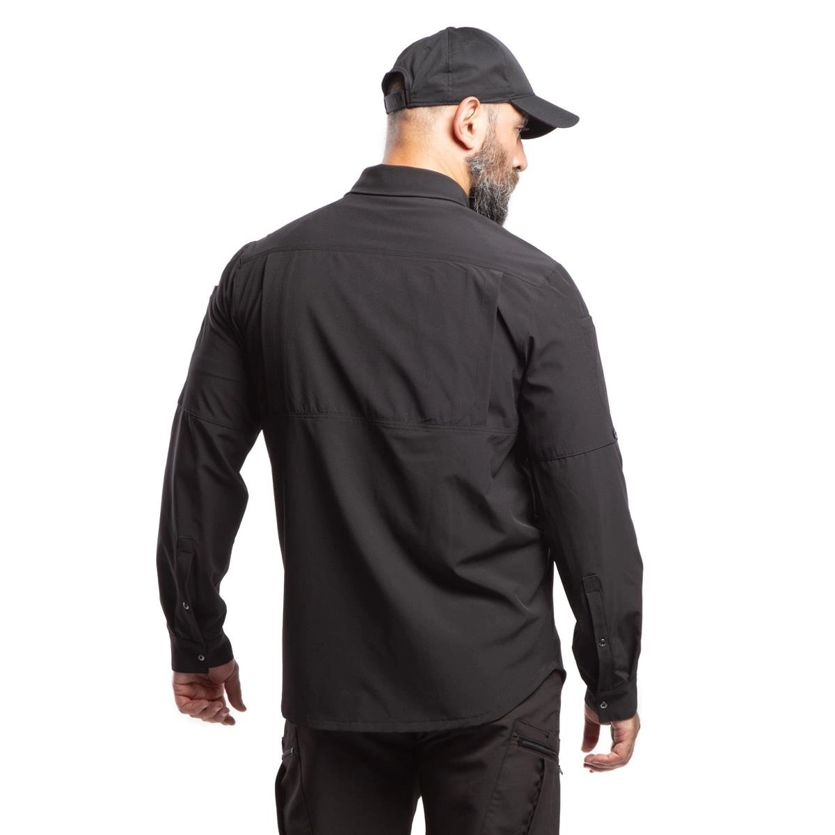 HoverGym Flexible Hafif Taktik Gömlek – Siyah