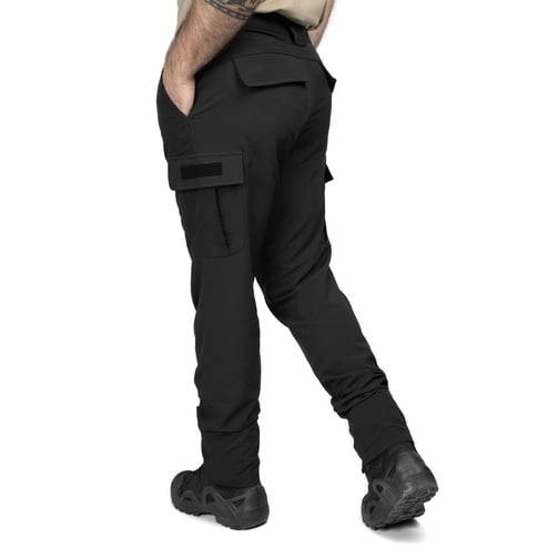 Hovergym Görev Pantolonu Cırtlı Siyah