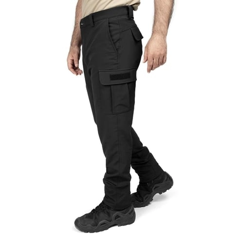 Hovergym Görev Pantolonu Cırtlı Siyah