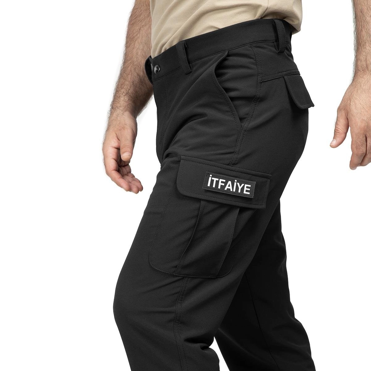 Hovergym İtfaiye Pantolonu Siyah