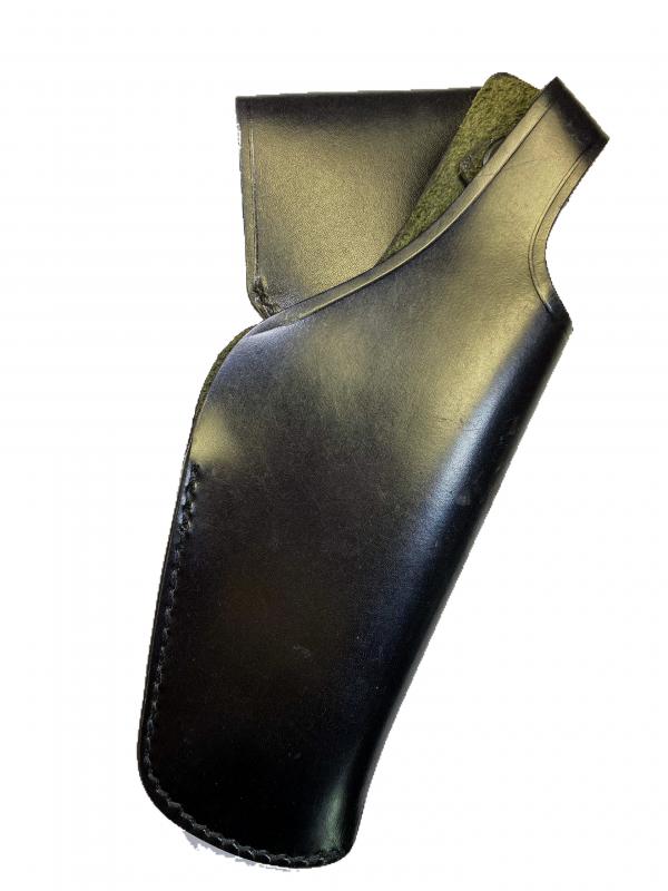 Deri 9mm Kapalı Siyah Tabanca Kılıfı