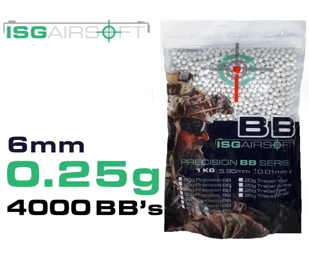 ISGairsoft%20BB%200.25g%20(0.25g)%20Airsoft%204000%20adet%201KG%20PAKET
