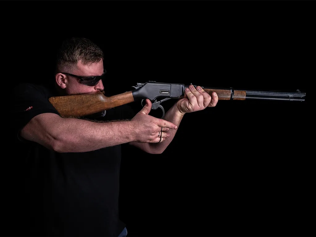 ASG Barra 1866 Kovboy Serisi Havalı Tüfek Siyah 4.5mm Pelet
