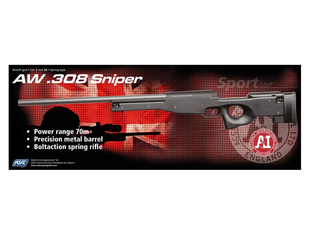 Accuracy International AW .308 Siyah Keskin Nişancı Tüfeği