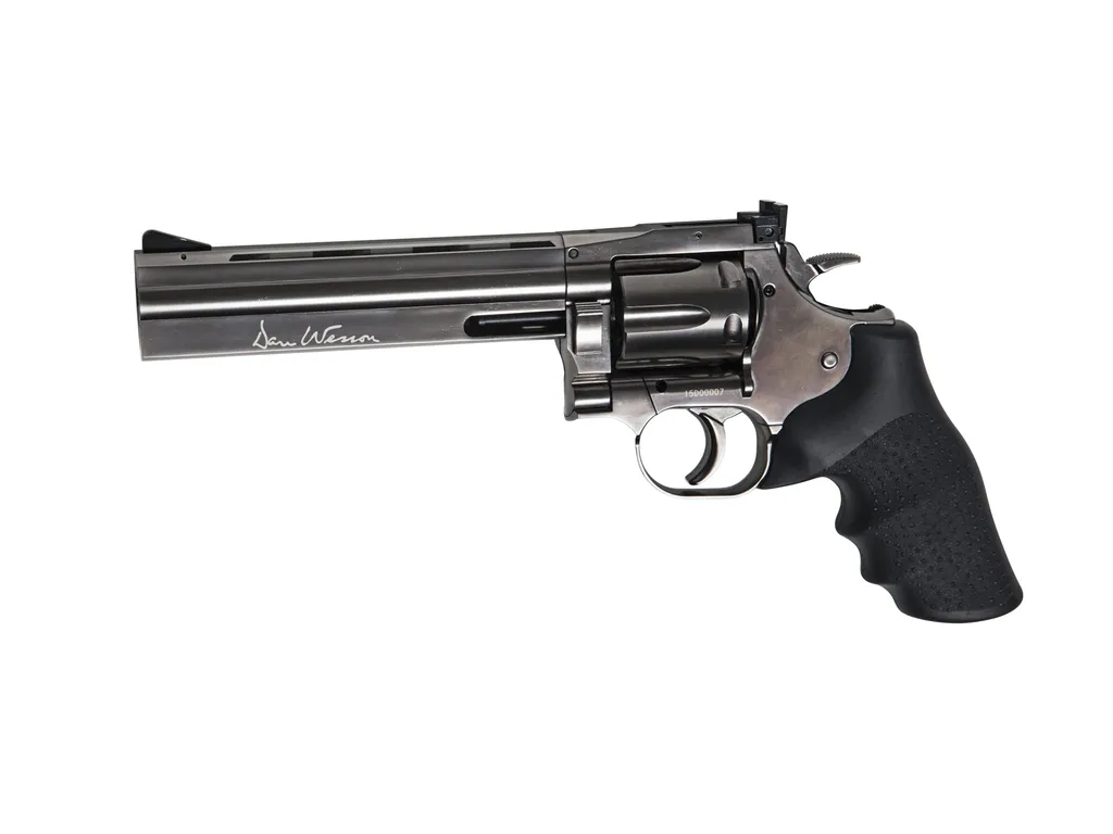 Dan Wesson, 6 inc Gümüş KROM TOPLU  Pellet Atan Havalı Tabanca