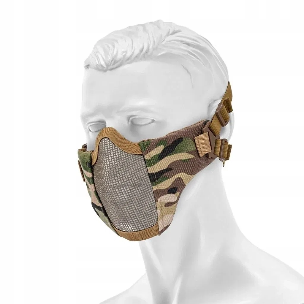 ASG Çene Ağız Korumalı Airsoft Maske Kamuflaj 