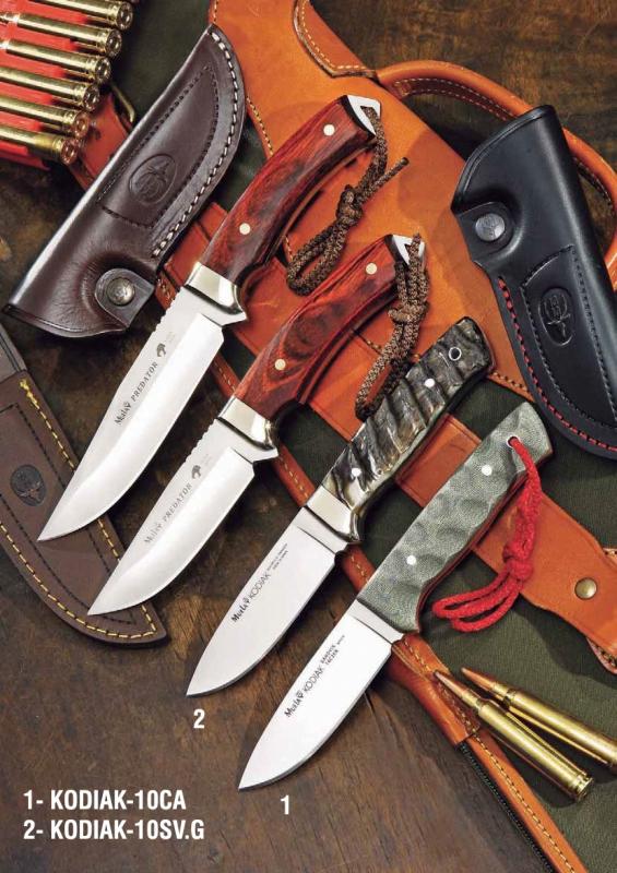 Muela KODIAK-10SV.G Kodiak Serisi Canvas Micarta Saplı Bıçak