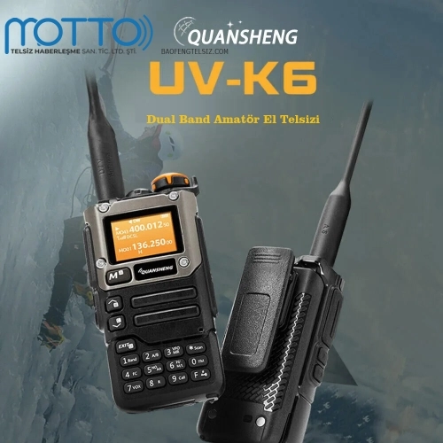 Quansheng UV-K6 El Telsizi