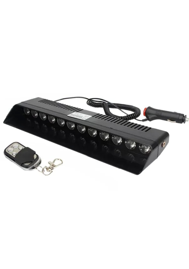 S12 Kumandasız Çakmaklık Girişli Cam Içi Vantuzlu Yanıp Sönen Ledi