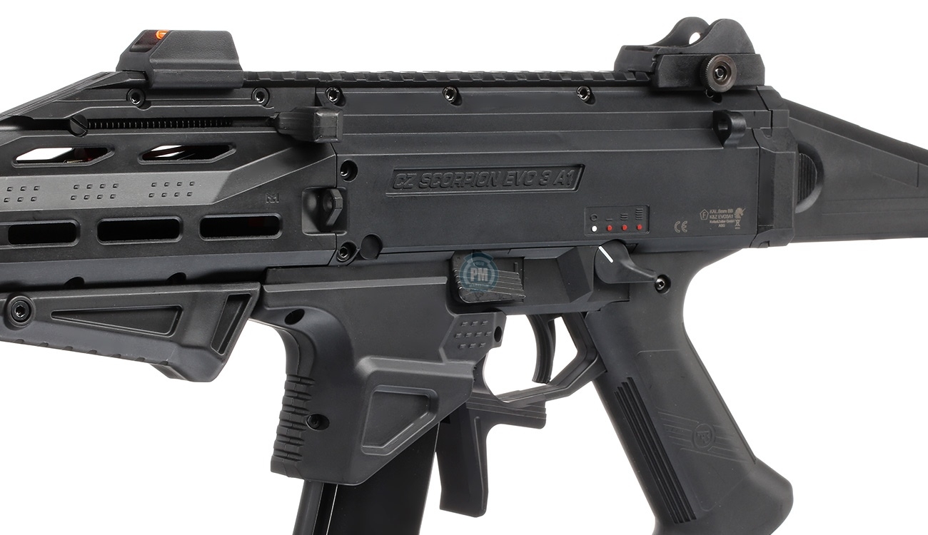 ASG CZ Scorpion EVO 3 Atek Tasarım Siyah Airsoft Tüfek