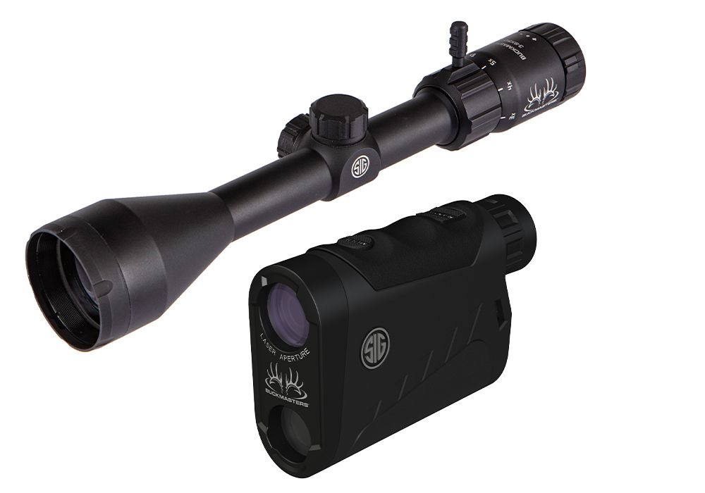 SİG SAUER BUCKMASTERS 1500 LAZER MESAFE ÖLÇER & 3-9X50MM DÜRBÜN 