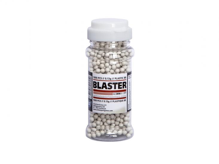 ASG Blaster Airgun plastik BB 0,13 Gram  1000’lik 4,5 mm BB