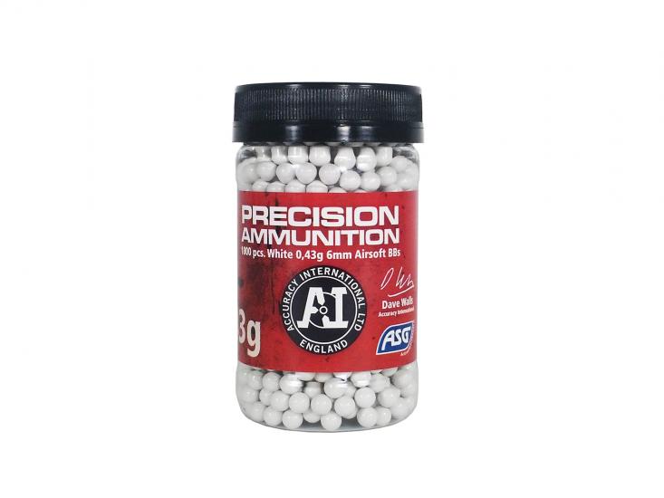 ASG Precision Ammunition 0,43 Gram 1000’lik 6 mm Airsoft BB