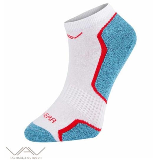 VAV Pod03 Fonk. Erkek Patik Çorap Mavi-Beyaz