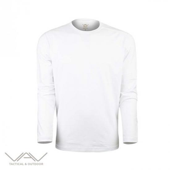 VAV Baseti-04 Uzun Kol Sweatshirt Beyaz