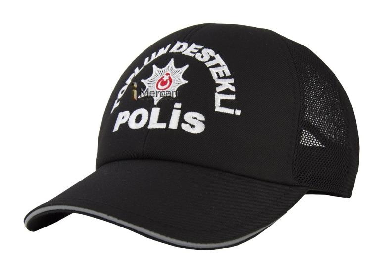 Toplum Destekli Polis  Şapkası ( reflektörlü ) 1.kalite