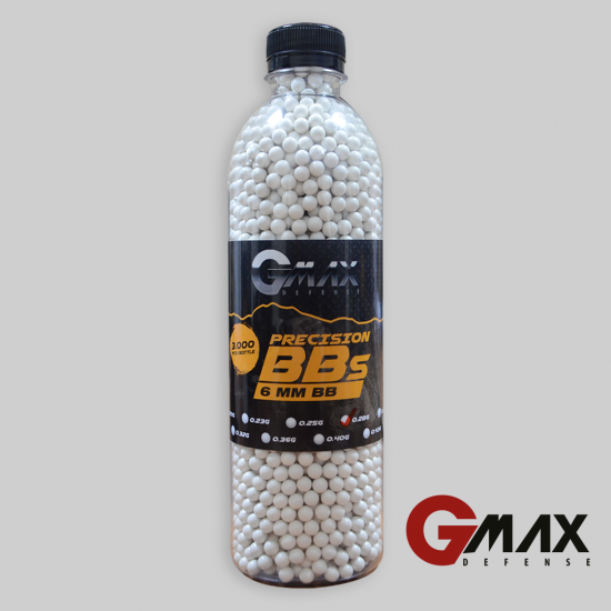 GMAX 0.28 GR BB 6mm 3000 lik Airsoft BB