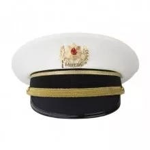 Polis Müdür Şapkası Tören Beyaz
